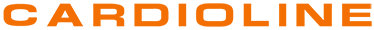 logo carioline, pomarańczowy napis carioline